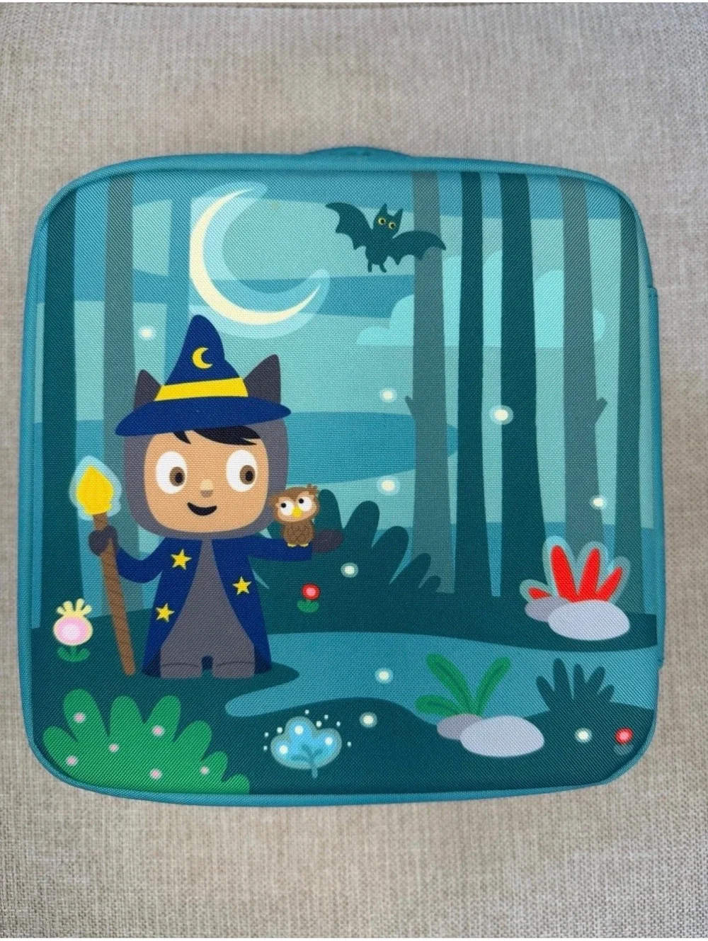 Tonies Carrying Case Max Wizard and Owl Magical Forest Storage Bag NWOT